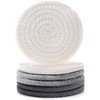Absorbent Drink Coasters Handmade Braided Drink Coasters, Super Absorbent Heat-Resistant