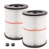 2 Pack - Cartridge Filter for Craftsman 9-17816 17816 Vacuum