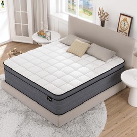 Ayeawo Full Size Mattress 12 Inch, Hybrid Full Bed Mattress with Gel Memory Foam and Pocketed Springs, Pressure Relief & Medium Firm Feel, Bed in a Box, CertiPUR-US