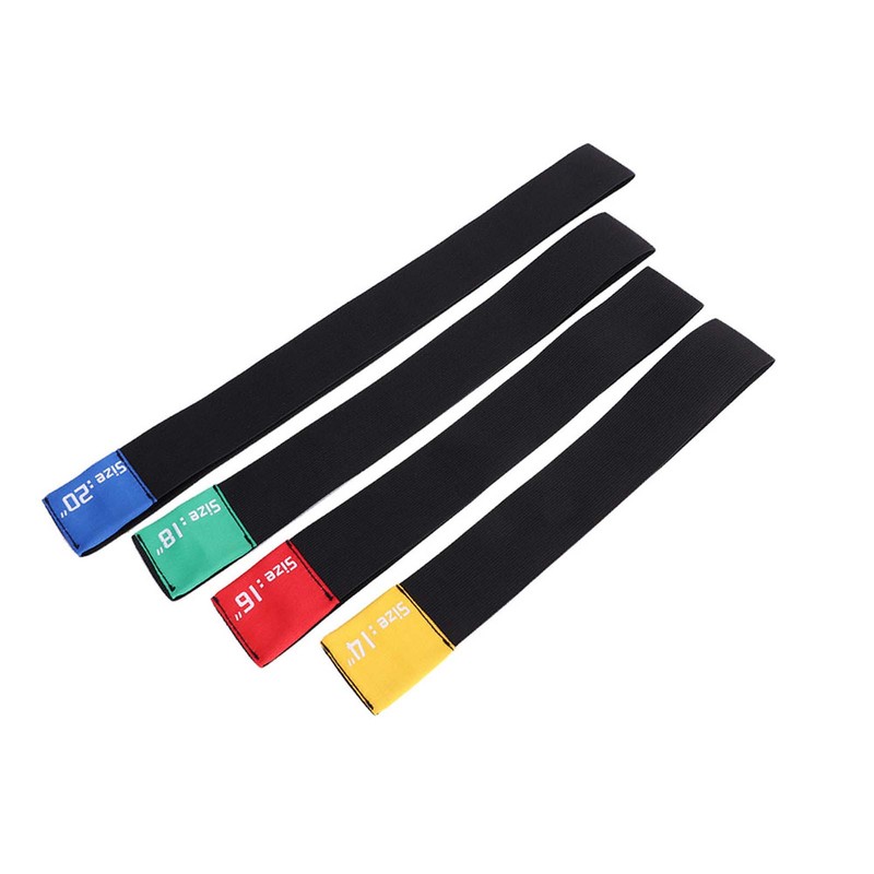 4pcs 14/16/18/20 Inch Drum Cymbal Mute Belt Practice Silencer Dampener