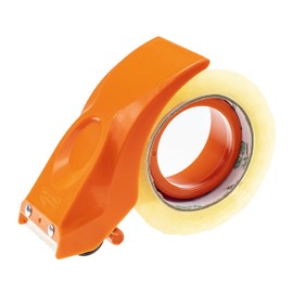 PROSUN Easy-Mount 2 Inch Tape Gun Dispenser Packing Packaging Sealing Cutter Orange Handheld Warehouse Tools
