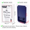 Deversion Book Safe Storage Box with Real Pages Combination Lock