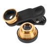 COHEALI Wide Angle Macro Fisheye Lens Kit for Smartphones Clip