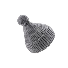 Sterntaler Knitted Hat with Effect Yarn - Girls' Beanie, Silver melange