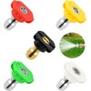 Pressure Washer Tips, Universal Pressure Washer Nozzle Tips (5 Pack),