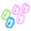 5pcs Silicone Cheek Retractor Soft Mouth Opener Reusable Intraoral Lip