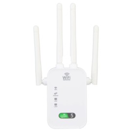 fenvi WiFi Extender Booster Repeater 1200Mbps for Full Home Coverage High Gain Antenna