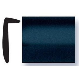 Trim-Gard 15/32" Black L-Shaped Door Edge Guard Modling (Black, 125 Ft.)