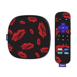 MightySkins Skin Compatible with Roku Ultra HDR 4K Streaming Media Player (2020) - Kiss Me | Protective, Durable, and Unique Vinyl Decal wrap Cover | Easy to Apply and Change Styles | Made in The USA