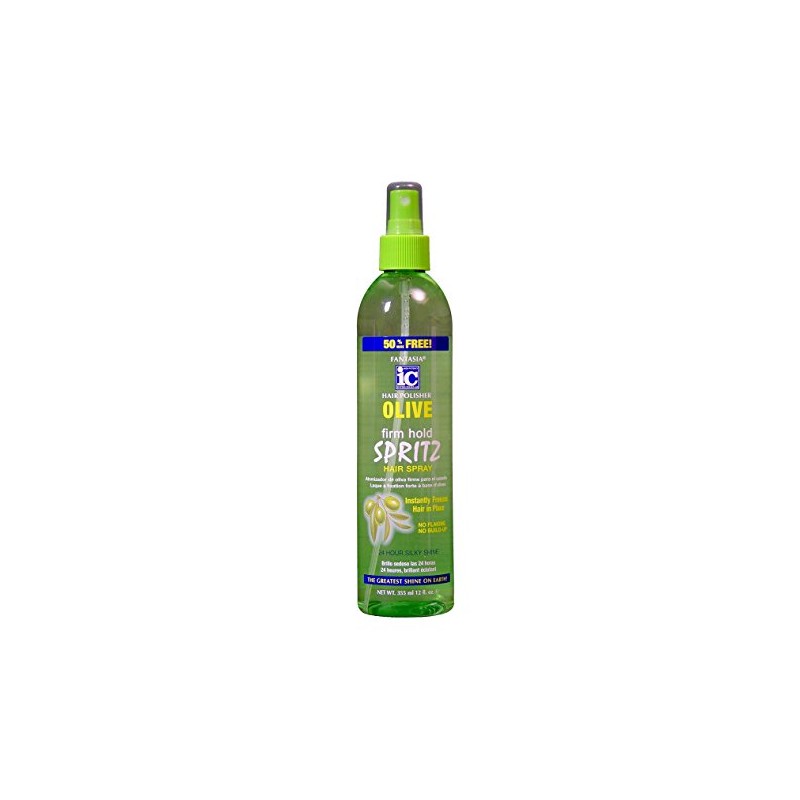Fantasia Olive Oil Spritz Hair Spray, 12 Fl Oz (651000)