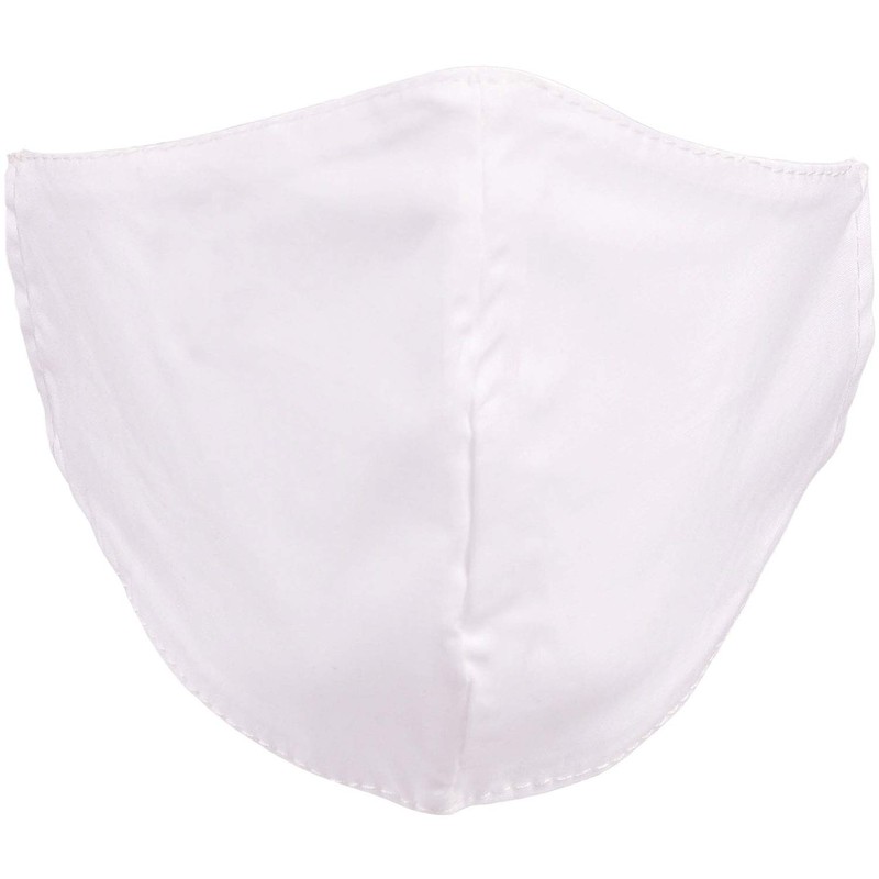styleBREAKER Unisex Cotton Fabric Mask, Plain, Double Layer, Reusable, Washable,