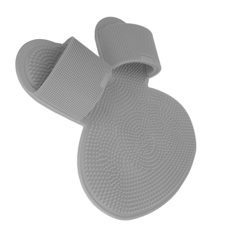 Foot Scrubber Shower Mat with Strong Suction Cups Prevent Slip