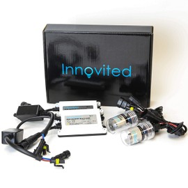 Innovited 9006 12000K HID Xenon Bulb Bundle with 55W INOAC Slim Ballast (Dark Blue)