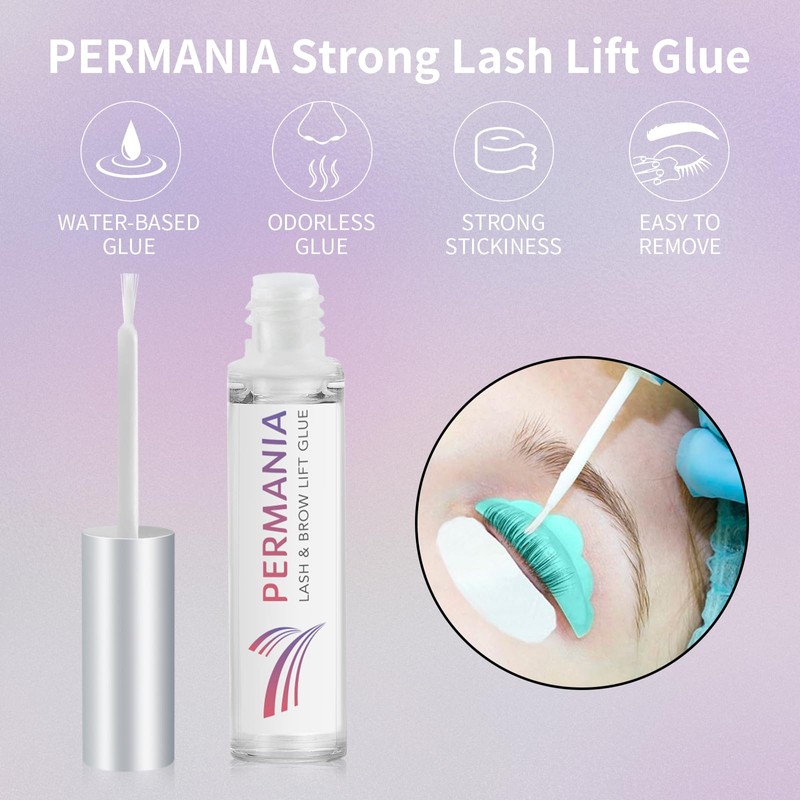 PERMANIA Lash Lift Kit, 2 in 1 Fast Eyelash Lift