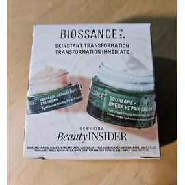 Biossance Squalane + OMEGA FACE Moisturizer Cream 15ml & Eye Cream 3 ml #RA-02
