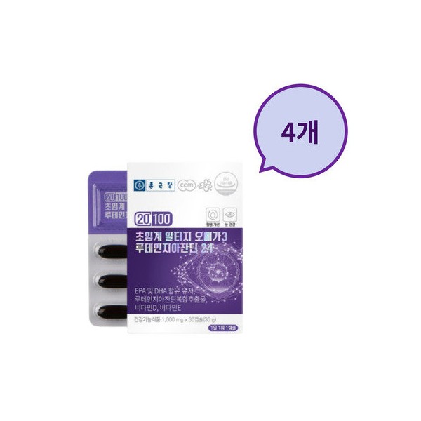 Chong Kun Dang 20100 Supercritical Altige Omega 3 Lutein and