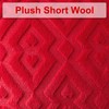 Artscope Pack of 2 Soft Plush Short Wool Velvet Decorative