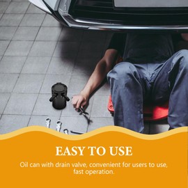 ULTECHNOVO Universal Oil and Gas Separator Tank Kit, Automotive Ventilation Oil Pot (Black-OCC38+Drain Valve)