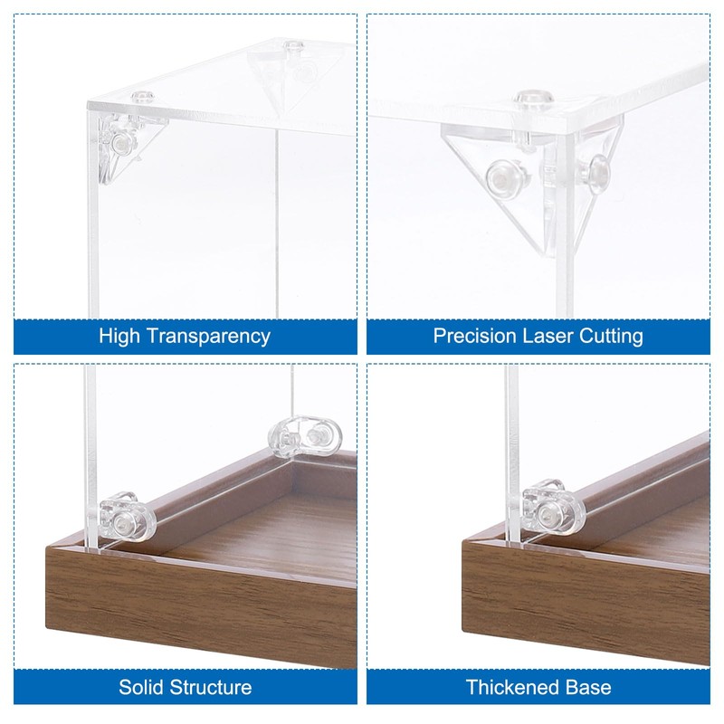 QUARKZMAN Acrylic Display Case, 8 x 6 x 8 Inch