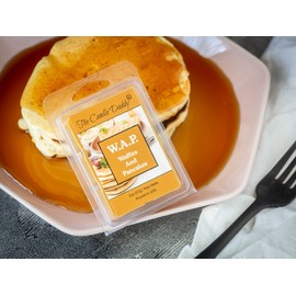 The Candle Daddy W.A.P. - Waffles and Pancakes - Waffles and Pancakes with Syrup and Butter Scented Melt - Maximum Scent Wax Cubes/Melts - 1 Pack - 2 Ounces - 6 Cubes WAP