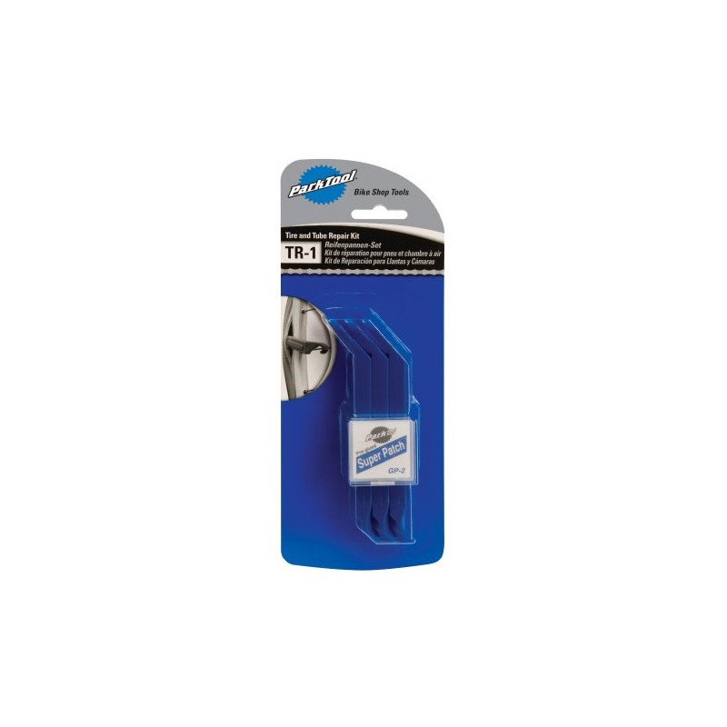 PARKTOOL TR-1 Tube Repair Kit, Puncture Repair Kit, Includes 3