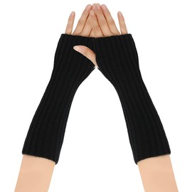 ZGKULAEAOW 23 Colors to Choose from, Colorful Color Arm Warmer, Fingerless Children, Thumb Hole, Arm Cover, Knit, Gloves, Kids, Neon Colors, Flashy, Sports Events, Dance Accessories, Mom Matching,