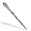 Uncommon Desks Silver Letter Opener Knife - Smooth Metal Plated