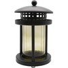 Grave Lantern with Columns 21 cm (Black)