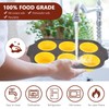 2 Pack Nonstick Cup Muffin Tray, 6 Cups Silicon Muffin