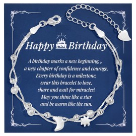 CheersLife Sister Friendship Bracelets, Women's Bracelet, Silver 925 Gift, Girlfriend Gifts for Sister, Bracelet for Girlfriend, Gifts for Best Friend, Best Sister, Silver Copper, Bead