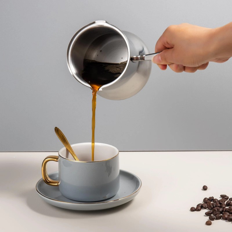 IMEEA Turkish Coffee Pot Arabic Coffee Pot Cezve Turkish Coffee