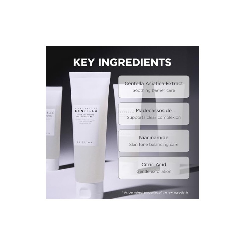 SKIN1004 Madagascar Centella Tone Brightening Cleasing Gel Foam 125ml