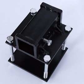 Threemom RV Bumper Receiver Adapter 2'' Hitch Mount Bike Rack Cargo Carrier