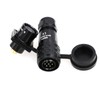 ZBLZGP Waterproof M12 Connector IP67 Push Pull Connector Weipu Panel
