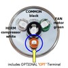Goodman CAP050500440CT Replacement - 50 + 5 uf/Mfd 370/440 VAC