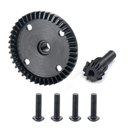 Runup Carbon Steel Diff Gear 43T 10T Gearbox Differential Gears Set for Arrma 1/8 Kraton/Notorious/Outcast/Talion 6S BLX /Typhon6S TLR 1/7 Fireteam/Mojave 6S BLX 4WD