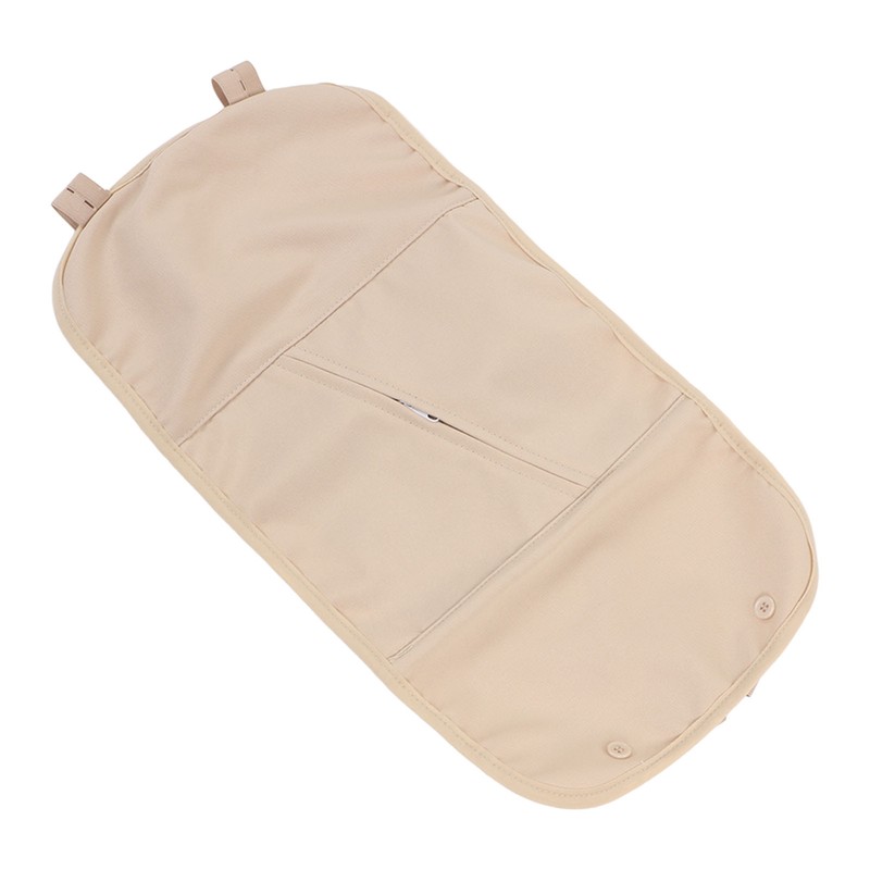 2pcs Castor Oil Stomach Pack Reusable Zipper Pocket Less Mess