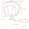 FOVPLUE Rider Backrest, Adjustable Driver Backrest Pad Kit fits for