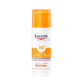 EUCERIN Pigment Control SPF50+ con Color Medio Gel-Crema Solar Facial 50ml