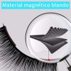Pestarias Magneticas Reutilizables Sin Pegamento, 4 Estilos