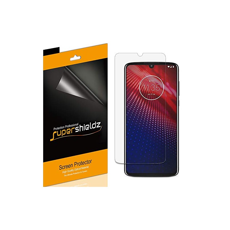 (6 Pack) Supershieldz for Motorola Moto Z4 Screen Protector, High