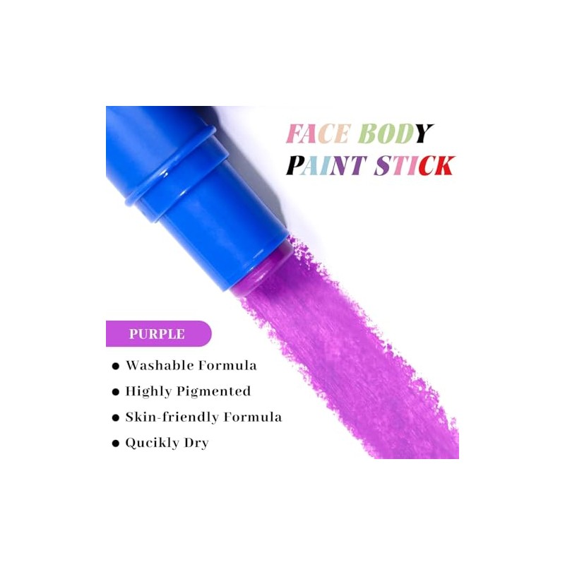 Pintura para Cara Halloween, Pintura Corporal Maquillaje de Halloween SFX
