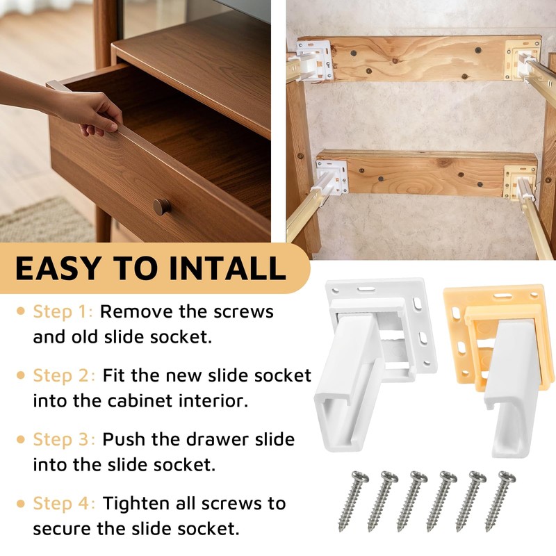 Drawer Slide Socket Set, Rv Drawer Slides, Drawer Track Back
