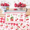 Cotrida 24 Sheets Cherry Fruit Scrapbook Paper, Pink Patterns Decorative