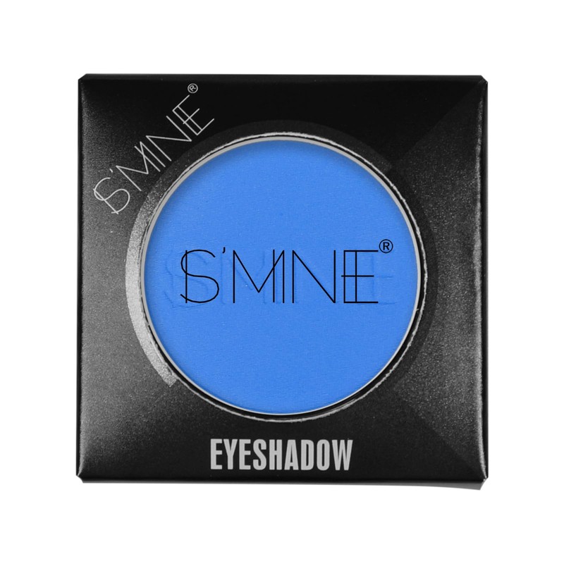 IS'MINE Single Blue Matte Eyeshadow Powder Palette High Pigment, Longwear,