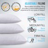 Queen Size 4 Pack Pillow Inserts, Pillows for Sleeping 4