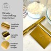 French Rolling Pin and Dough Scraper Set | Gold Bench