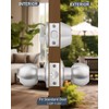 6 Pack Keyed Entry Door Knob and Single Cylinder Deadbolt