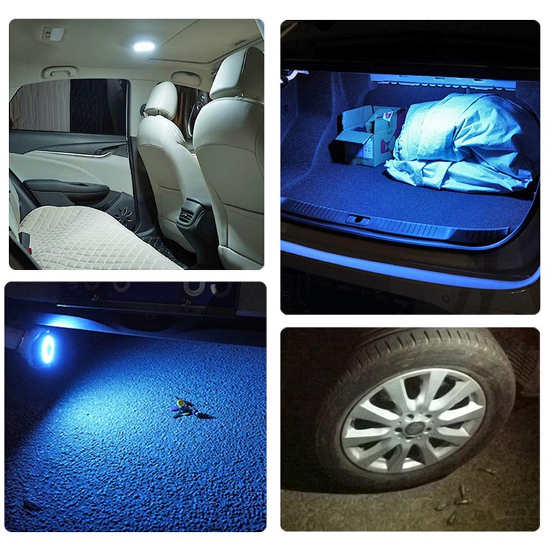 TYMXGHF USB Rechargeable LED Car Interior Dome Light 12V Bright