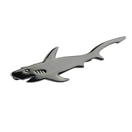 MeShow Tcshow Hombres De 2,75 Pulgadas Tiburón Metal Clip De Corbat